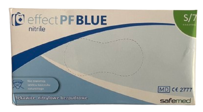 Gants en nitrile Effect PF blue (10 boites)