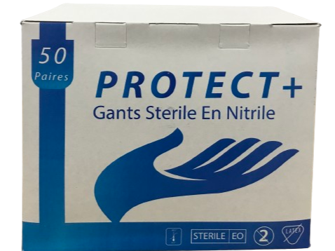 Gants chirurgicaux sterile nitrile