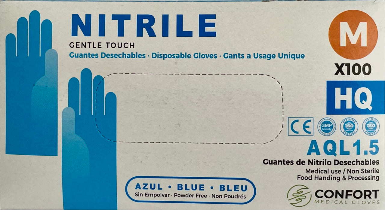 Gants Nitrile Premium (10 boites)